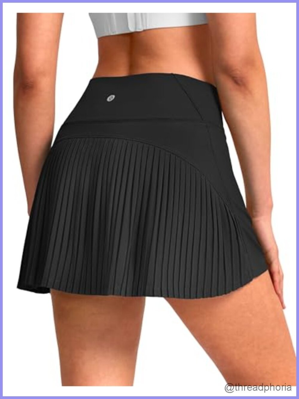 Women's Pleated Tennis Skort with Built-in Shorts, High Waisted Athletic Golf